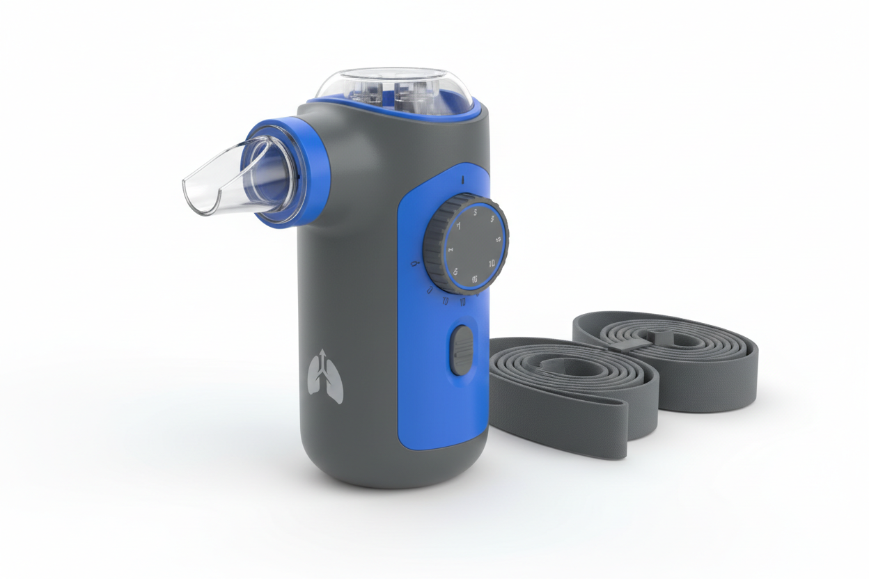 Breathing Trainer Respirator - Adjustable lung capacity training device